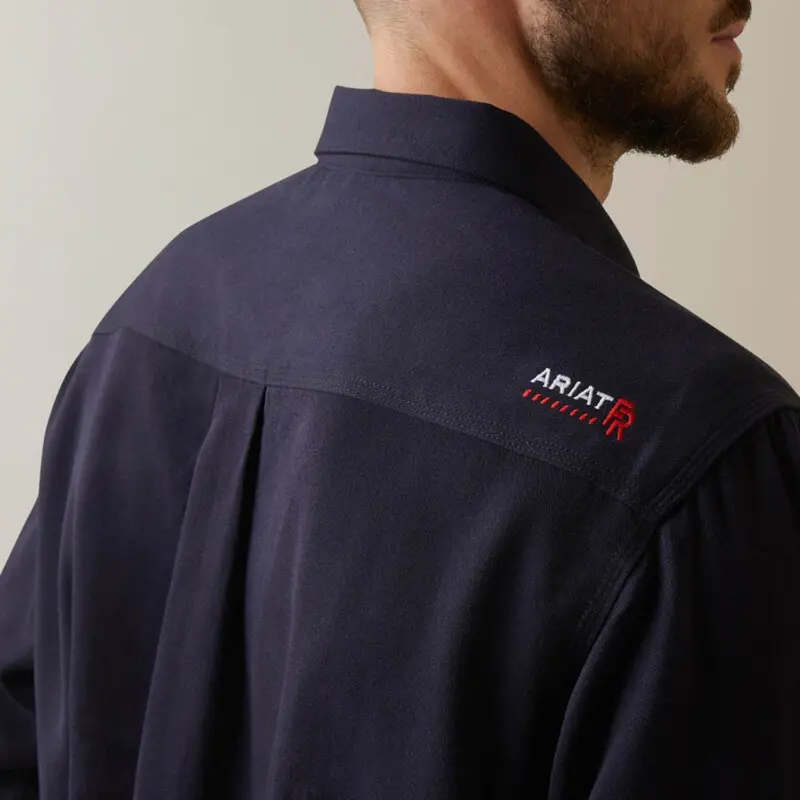 Ariat Men's Fr Air Inherent Button Long Sleeve Safety Work Shirt 4