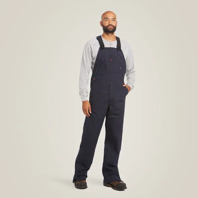 Ariat Mens Fr Canvas Unlined Bib-Navy 1
