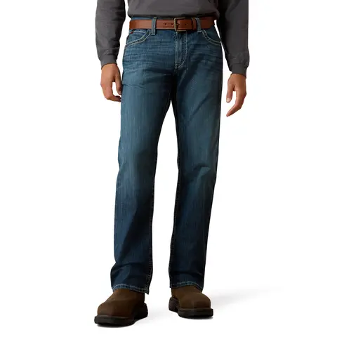 Ariat Men's Fr M4 Relaxed Stretch Duralight Boundary Boot Cut Jean 1