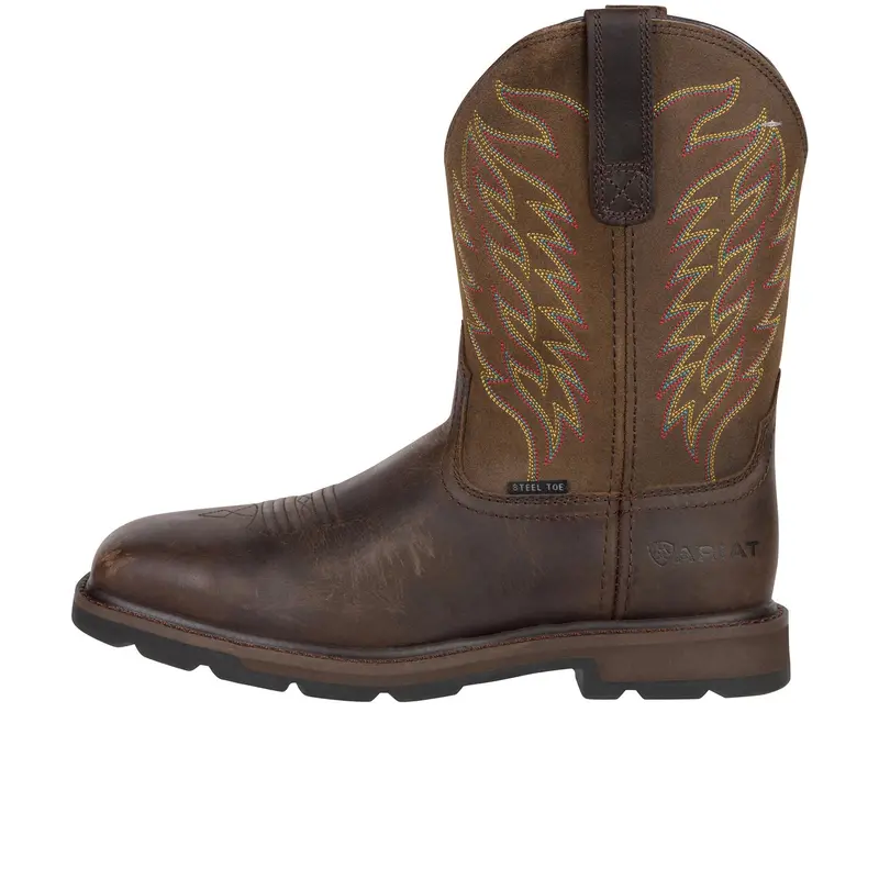 Ariat Men's Groundbreaker Wide Square Toe Steel Toe Work Boot 2