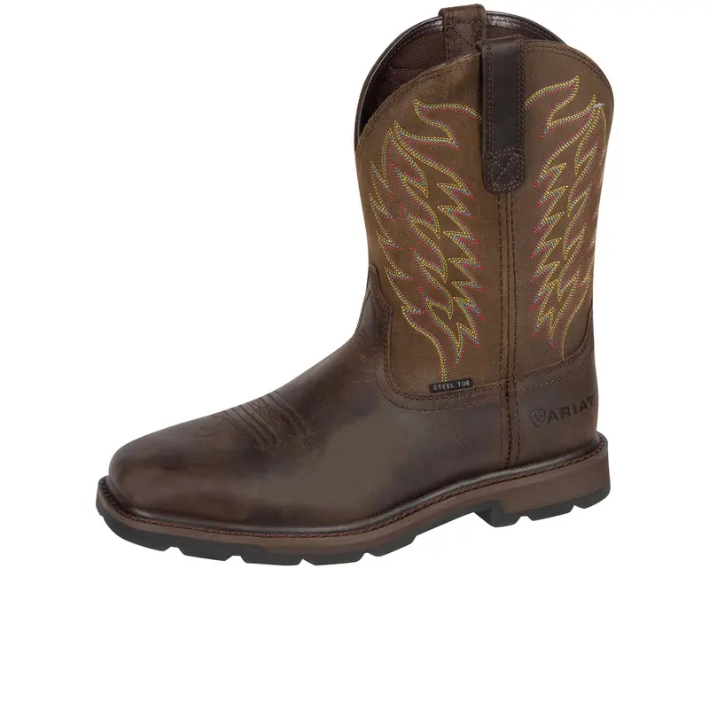 Ariat Men's Groundbreaker Wide Square Toe Steel Toe Work Boot 5