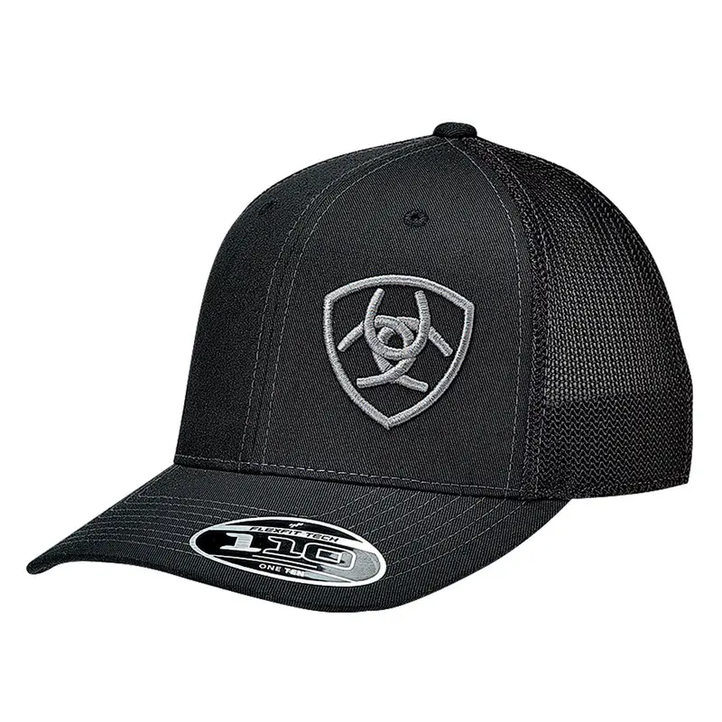 Ariat Men's Offset Logo Mesh Snapback Cap 1