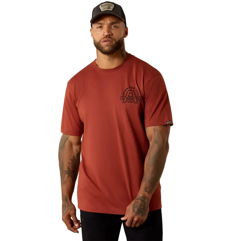 Ariat Men's Rebar Cotton Strong Hardhead T-Shirt 1