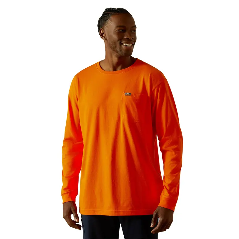 Ariat Men's Rebar Cotton Strong Standard Pocket T-Shirt 1