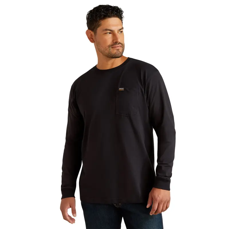 Ariat Men's Rebar Cotton Strong Standard Pocket T-Shirt 1