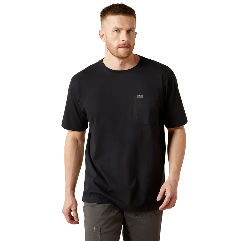 Ariat Men's Rebar Cotton Strong Standard Pocket T-Shirt 1