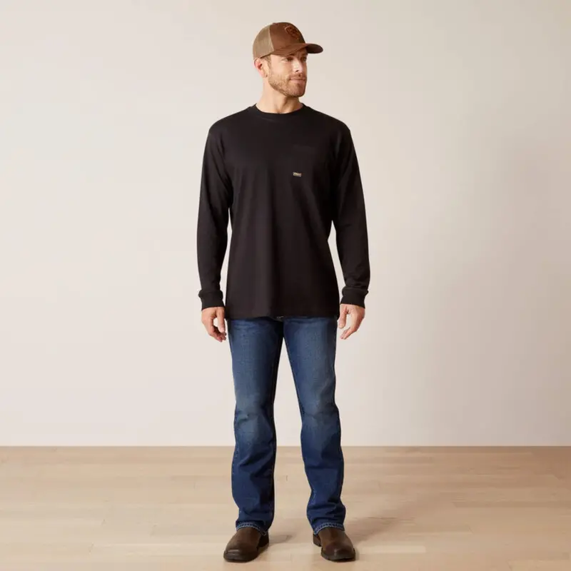 Ariat Men's Rebar Cottonstrong Graphic Long Sleeve T-Shirt 1