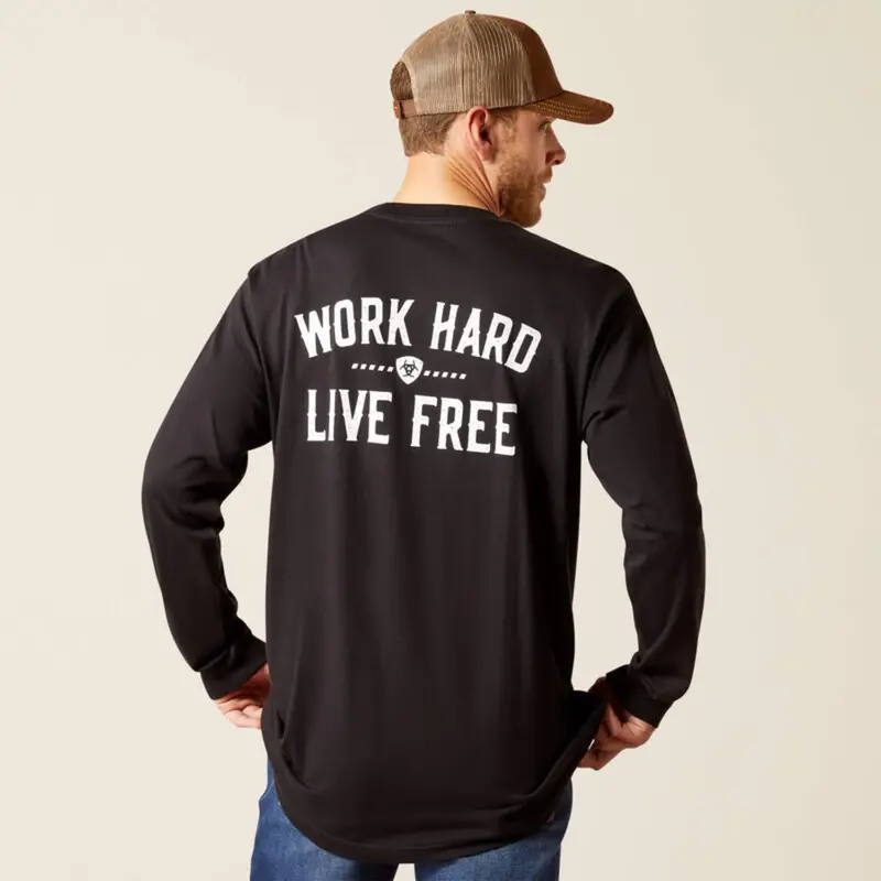 Ariat Men's Rebar Cottonstrong Graphic Long Sleeve T-Shirt 3