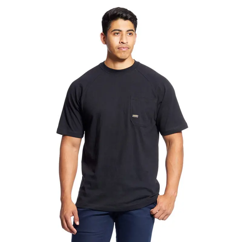 Ariat Men's Rebar Cottonstrong T-Shirt_Black 1
