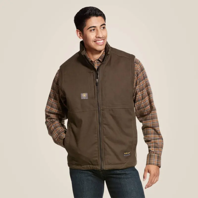 Ariat Men's Rebar Duracanvas Vest 1