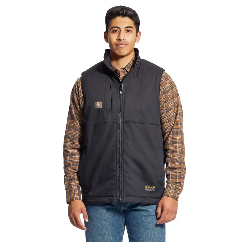 Ariat Men's Rebar Duracanvas Vest 1