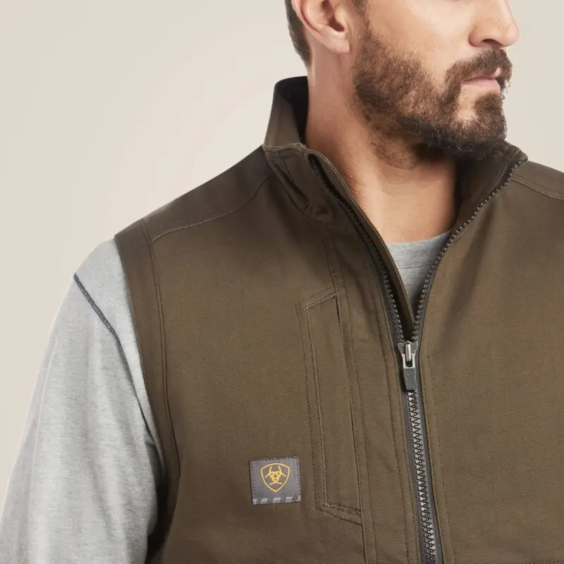 Ariat Men's Rebar Duracanvas Vest 2