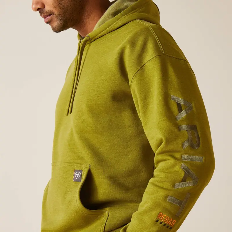 Ariat Men's Rebar Graphic Sleeve Hooded Sweatshirt 4