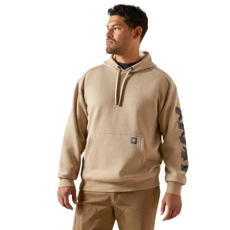Ariat Men's Rebar Lightweight Logo Hoodie 1