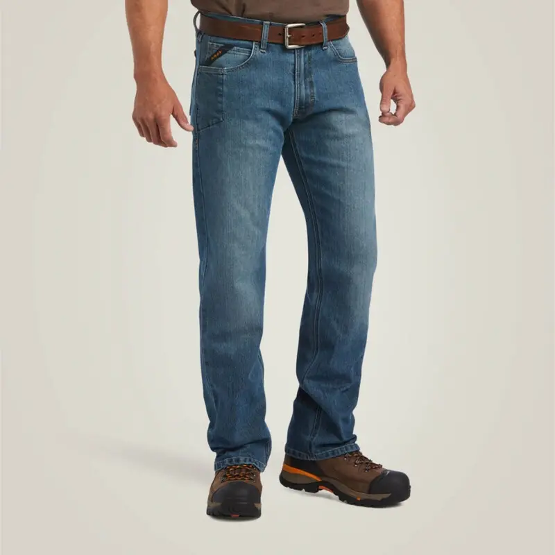 Ariat Men's Rebar M5 Basic Stackable Straight Leg Jean 1