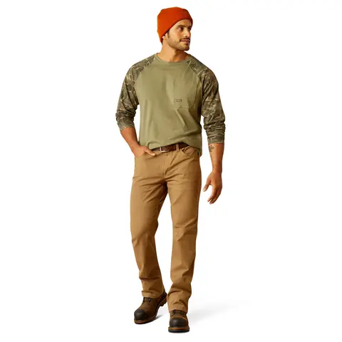 Ariat Men's Rebar M5 Durastretch Made Tough Straight Leg Pant 2