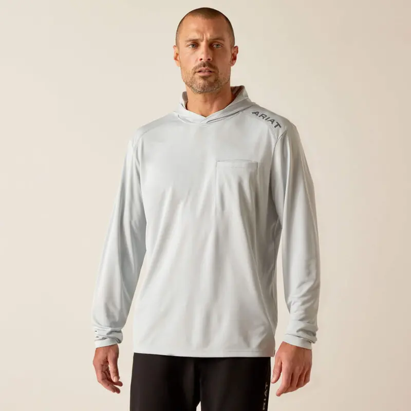 Ariat Men's Rebar Sunblocker Hooded Long Sleeve T-Shirt 1