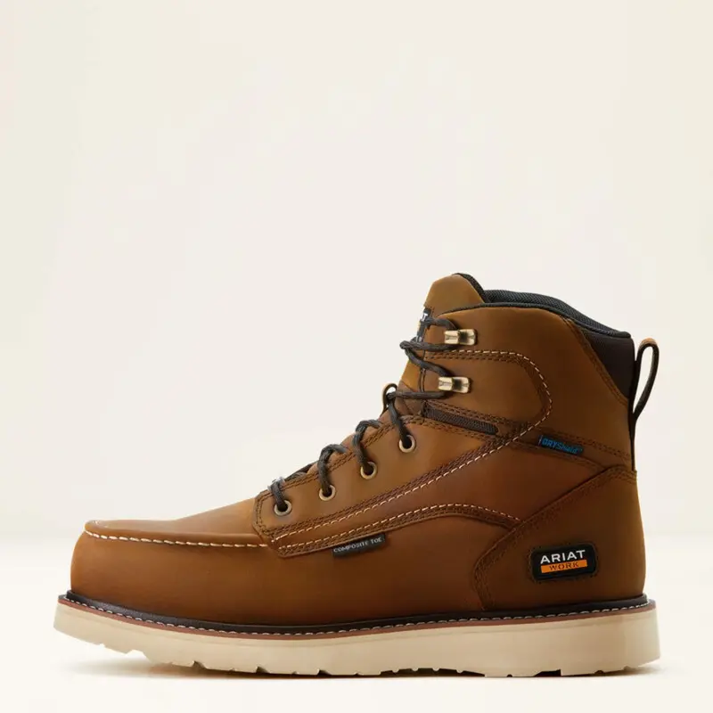 Ariat Men's Rebar Wedge 6" Waterproof Composite Toe Work Boot 1