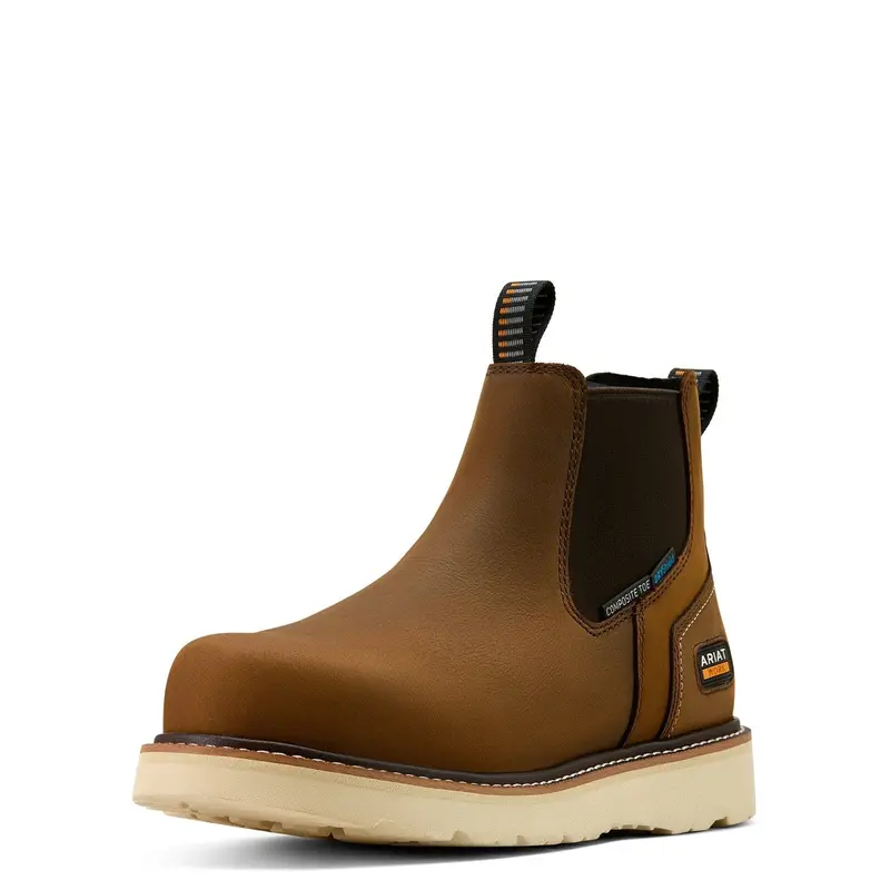 Ariat Men's Rebar Wedge 6" Waterproof Eh Comp Toe Chelsea Boot 2