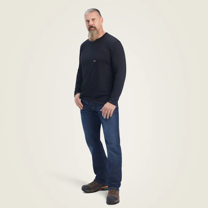 Ariat Men's Rebar Workman Born For This Graphic Long Sleeve Tee 1