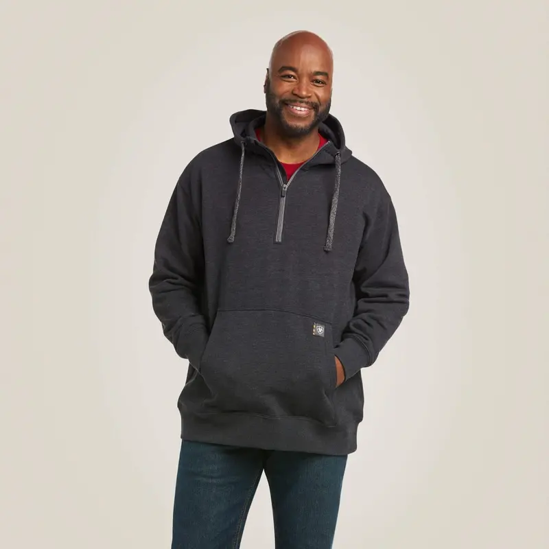 Ariat Men's Rebar Workman Quarter Zip Hoodie 1