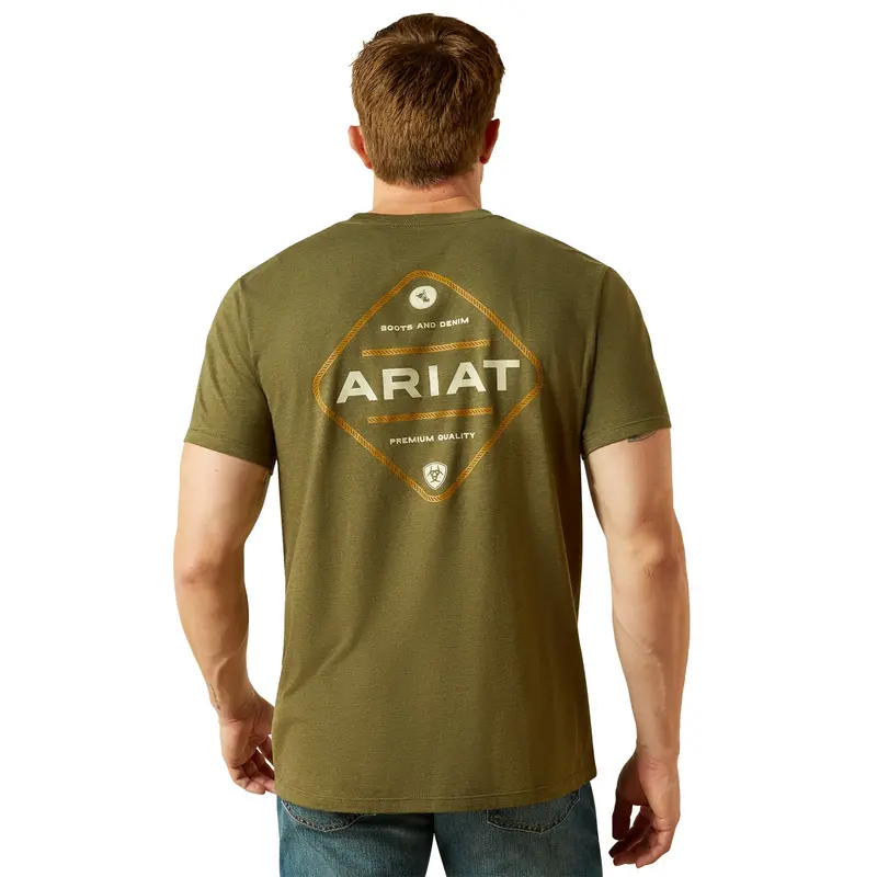 Ariat Men's Roped Diamond T-Shirt 2