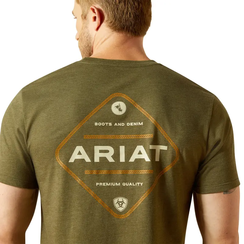 Ariat Men's Roped Diamond T-Shirt 3