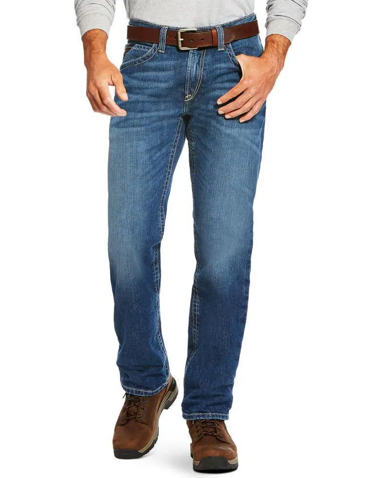 Ariat Mens Stiched Inline Alloy Fire Resistant Work Jeans #10022606 (Discontinued) 1