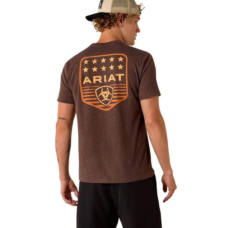 Ariat Men's Stripe Patriotic Badge T-Shirt 1