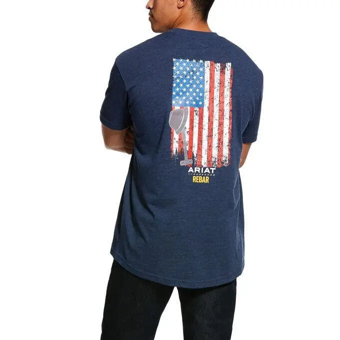 Ariat Rebar Cotton Strong American Grit Graphic T-Shirt (Discontinued) 1