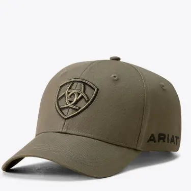 Ariat Show Cap- Oil Green 1