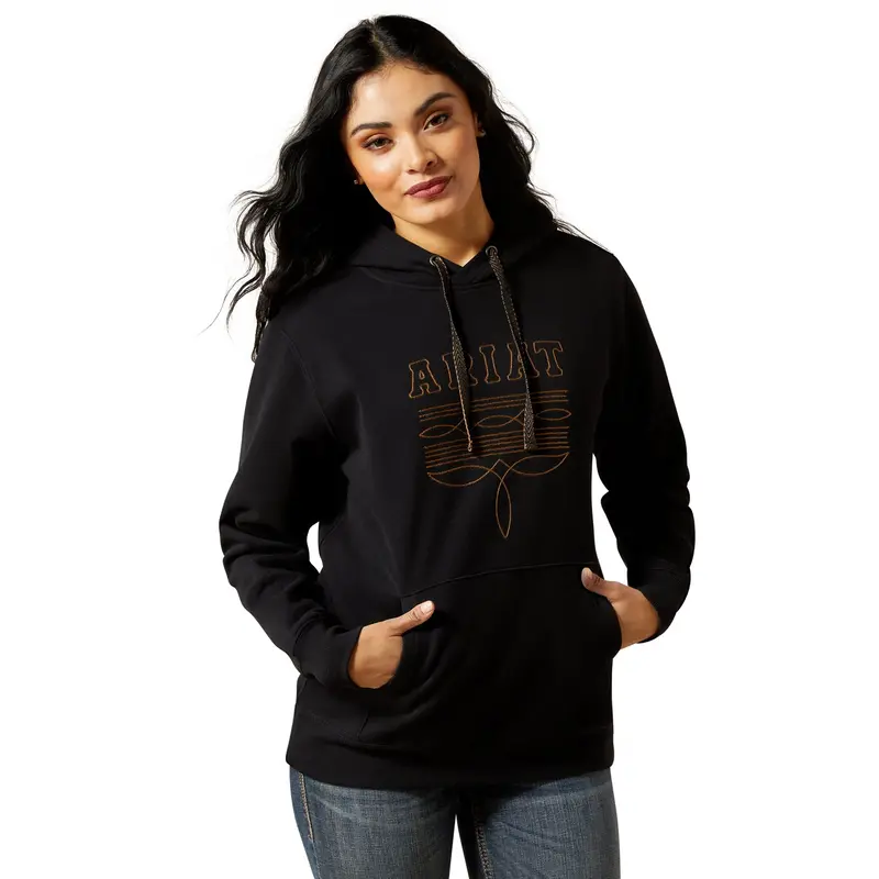 Ariat Women's Booted Logo Hoodie 1