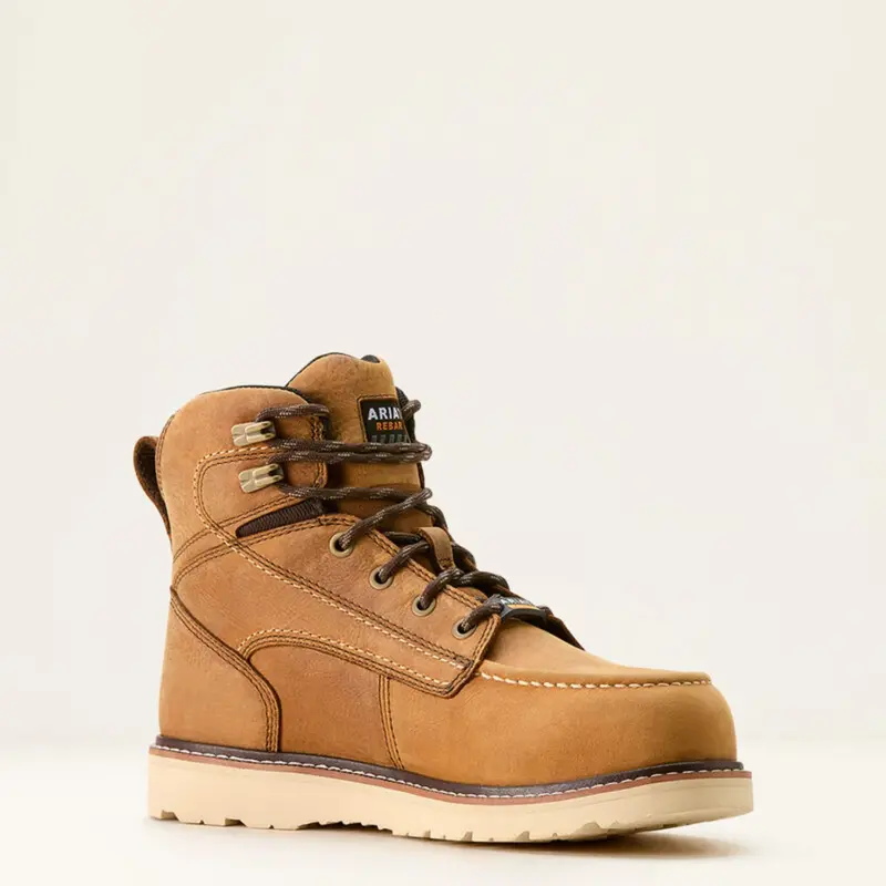 Ariat Women's Rebar 6" Waterproof Moc Comptoe Work Boot 3