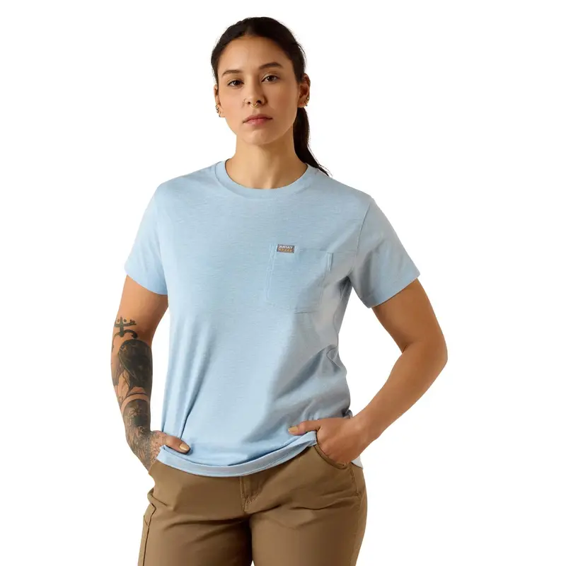 Ariat Women's Rebar Cottonstrong™ Space Dye Short Sleeve T-Shirts 1