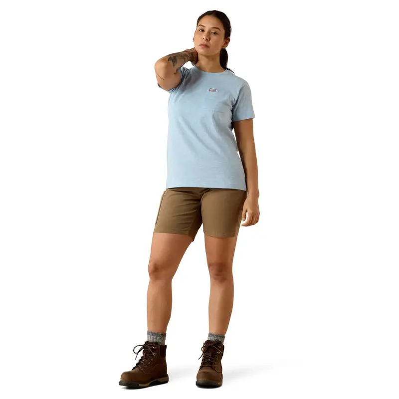 Ariat Women's Rebar Cottonstrong™ Space Dye Short Sleeve T-Shirts 4