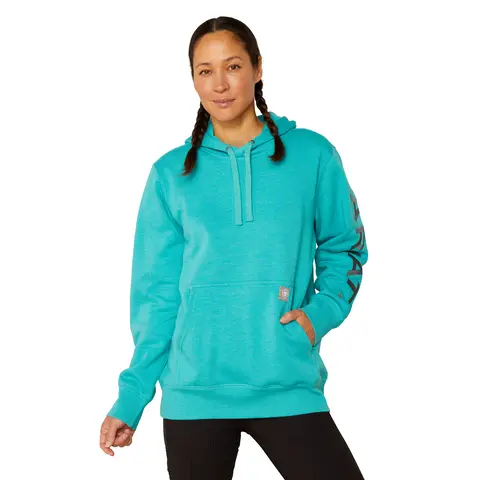 Ariat Women's Rebar Graphic Sleeve Hoodie 1