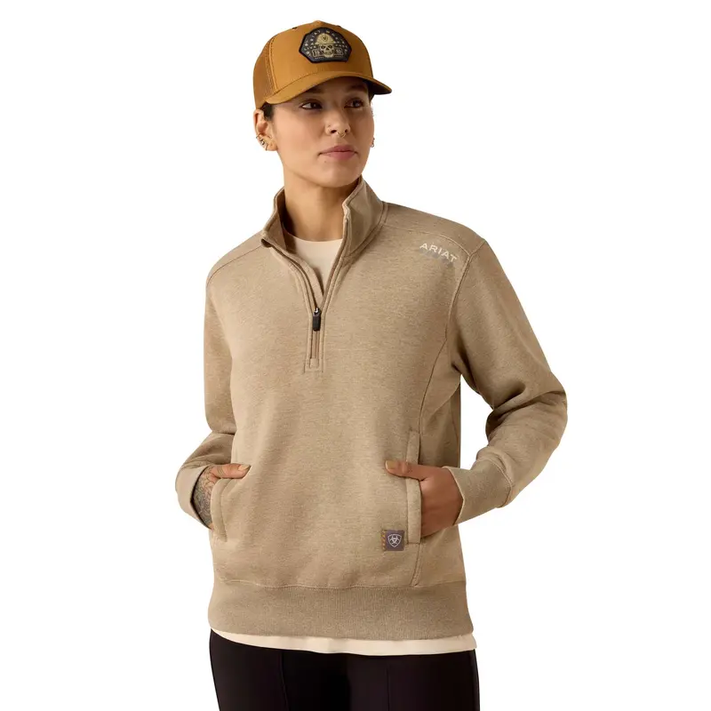 Ariat Women's Rebar Lightweight Mock 1/2 Zip Sweatshirt 1