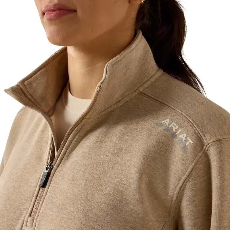Ariat Women's Rebar Lightweight Mock 1/2 Zip Sweatshirt 3