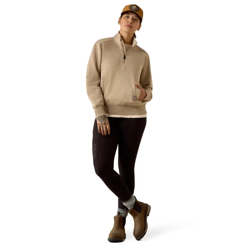 Ariat Women's Rebar Lightweight Mock 1/2 Zip Sweatshirt 5