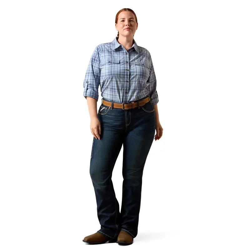 Ariat Women's Rebar Made Tough Durastretch Work Shirt 4