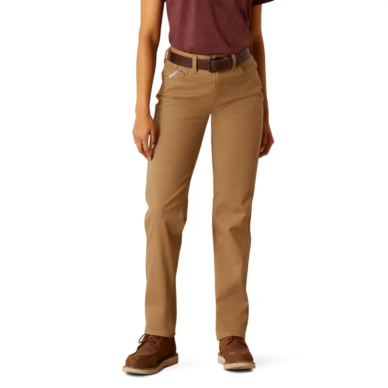 Ariat Women's Rebar Perfect Rise Made Tough Straight Pant 1