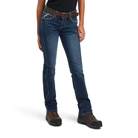 Ariat Women's Rebar Riveter Straight Jean 1