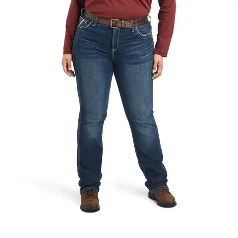 Ariat Women's Rebar Riveter Straight Jean 3