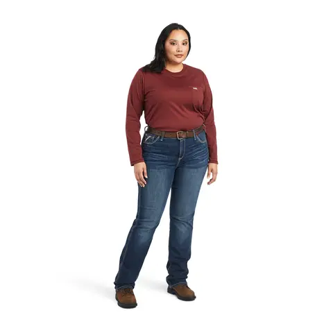 Ariat Women's Rebar Riveter Straight Jean 5