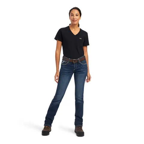 Ariat Women's Rebar Riveter Straight Jean 6