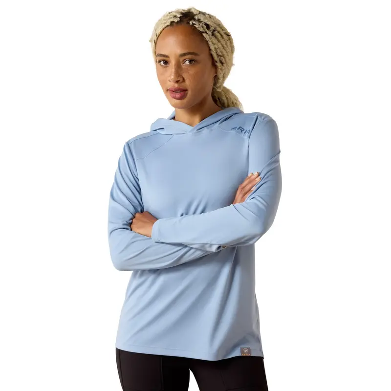 Ariat Women's Rebar Sunblocker Hooded Long Sleeve T-Shirt 1