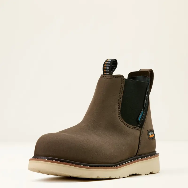 Ariat Women's Rebar Wedge 5" Waterproof Eh Comp Toe Chelsea Boot 2