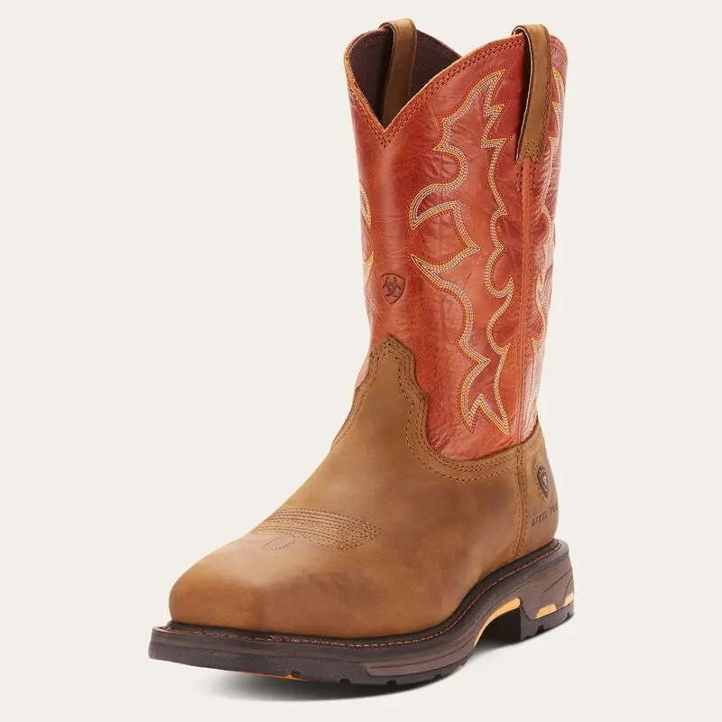 Ariat Workhog Wide Square Toe Steel Toe Work Boot- #10006961 1