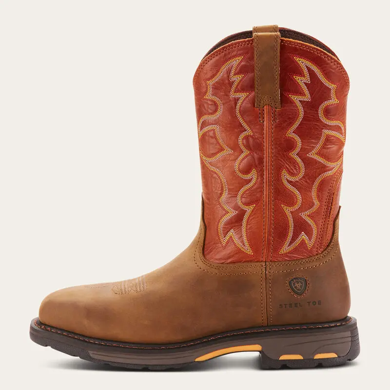 Ariat Workhog Wide Square Toe Steel Toe Work Boot- #10006961 4