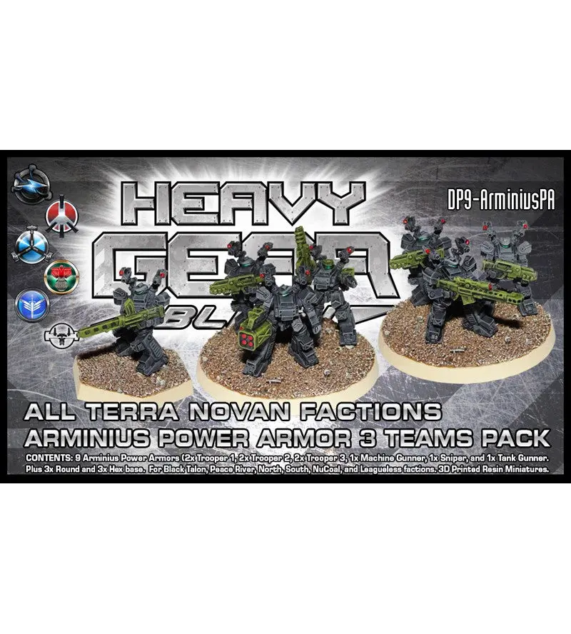 Arminius Power Armor Infantry 3 Teams Pack 1